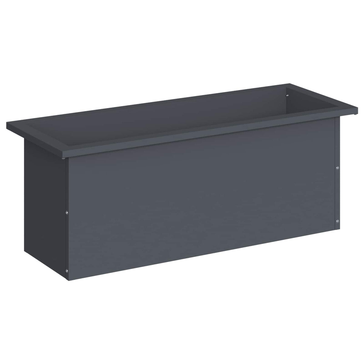 vidaXL Garden Planter with LED Antracite 30 x 80 x 30 cm Steel 5