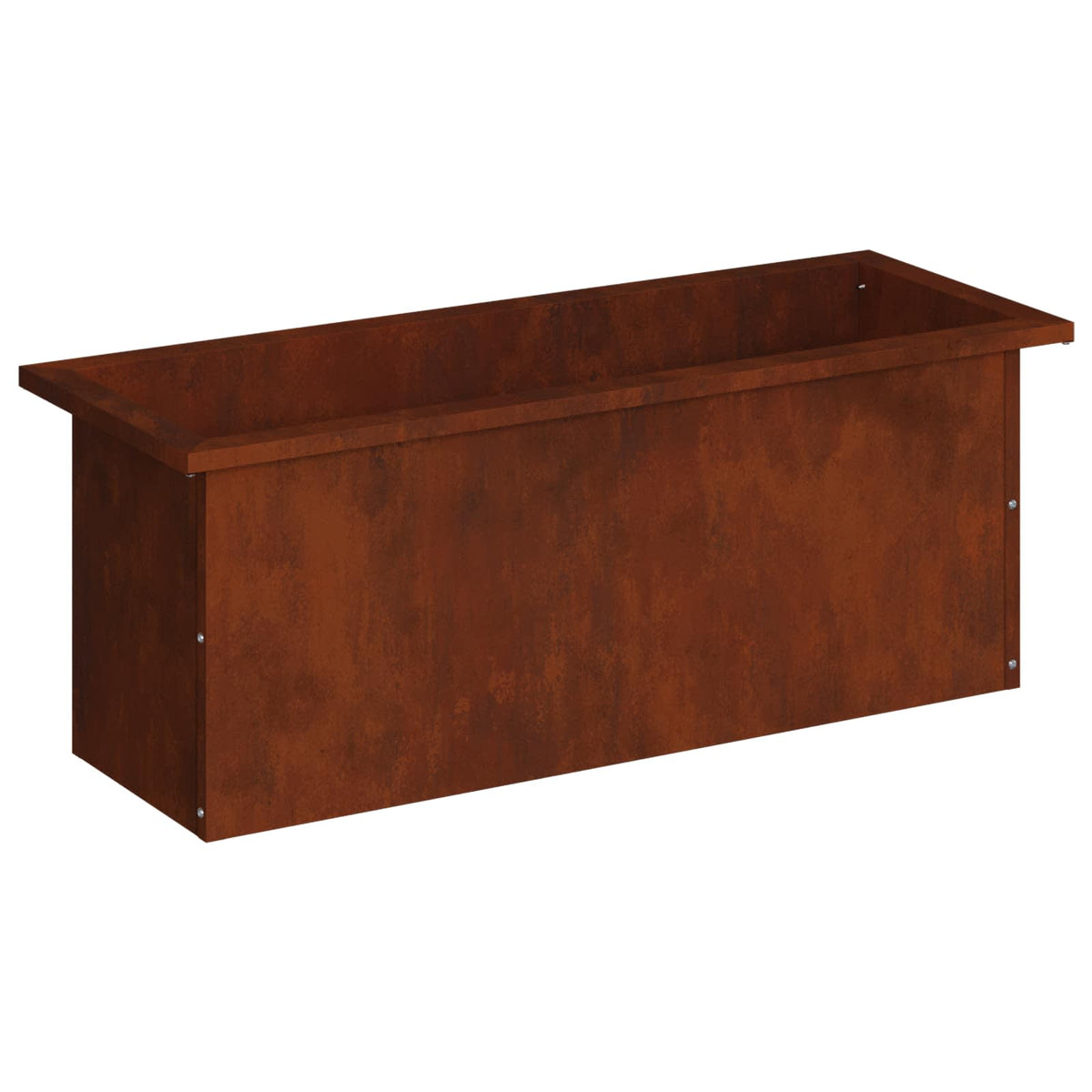 vidaXL Garden Planter with LED Rusty 30 x 80 x 30 cm Weathering Steel 4