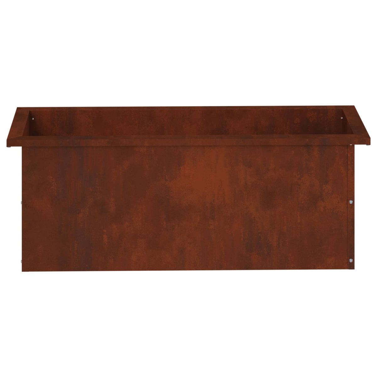vidaXL Garden Planter with LED Rusty 30 x 80 x 30 cm Weathering Steel 6