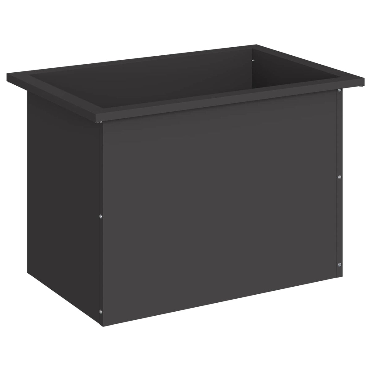 vidaXL Garden Planter with LED Black 40 x 60 x 40 cm Steel 4