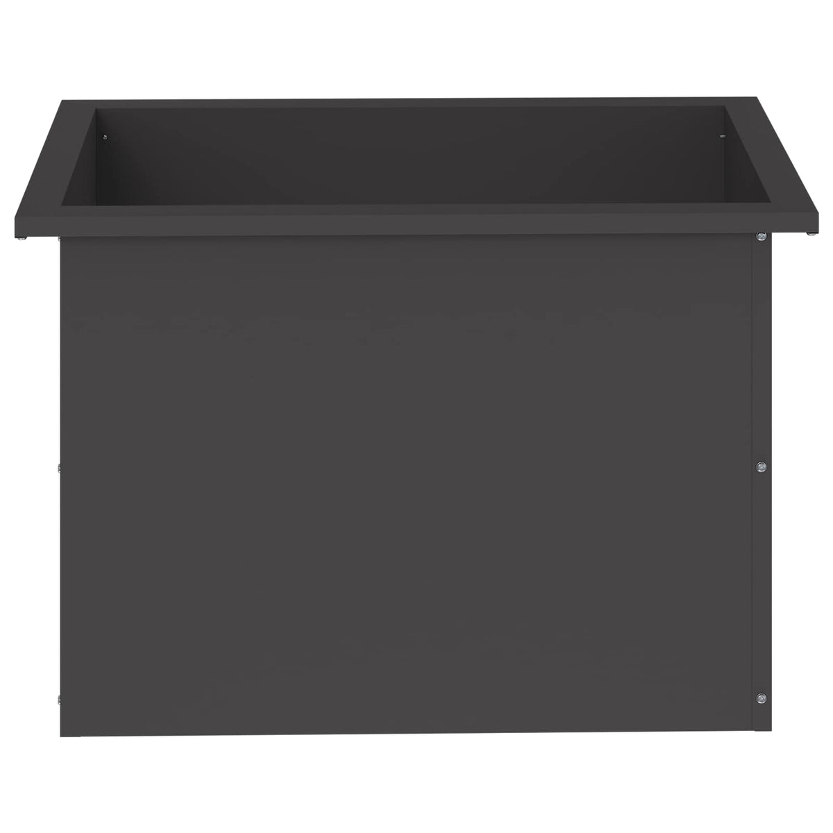 vidaXL Garden Planter with LED Black 40 x 60 x 40 cm Steel 5