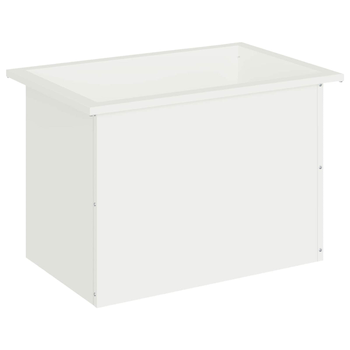 vidaXL Garden Planter with LED White 40 x 60 x 40 cm Steel 4