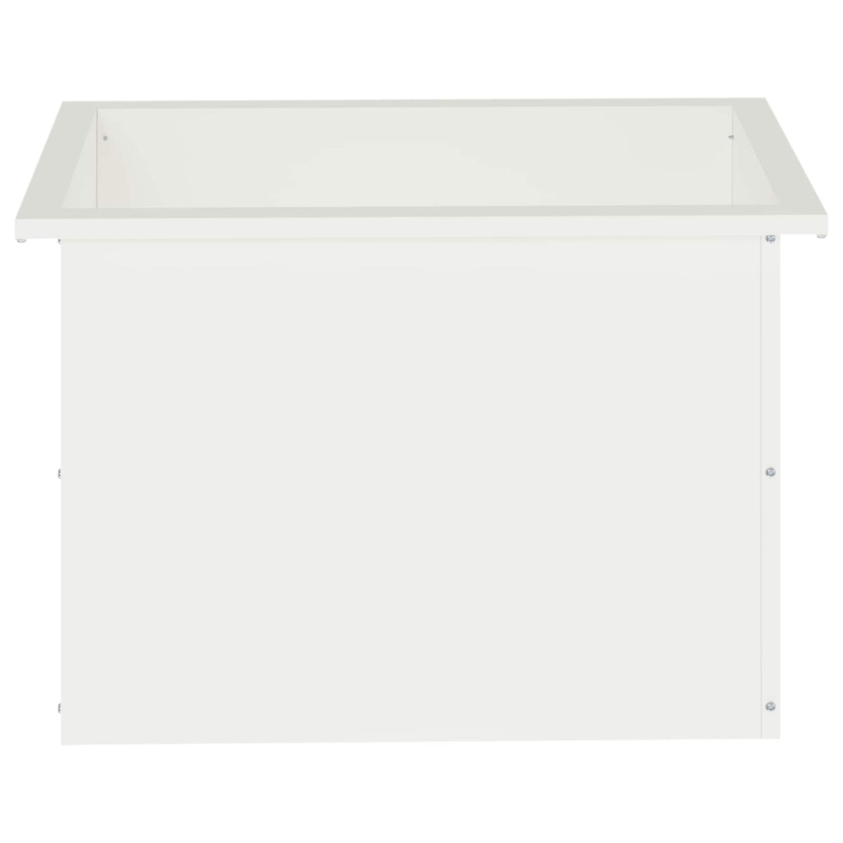 vidaXL Garden Planter with LED White 40 x 60 x 40 cm Steel 5