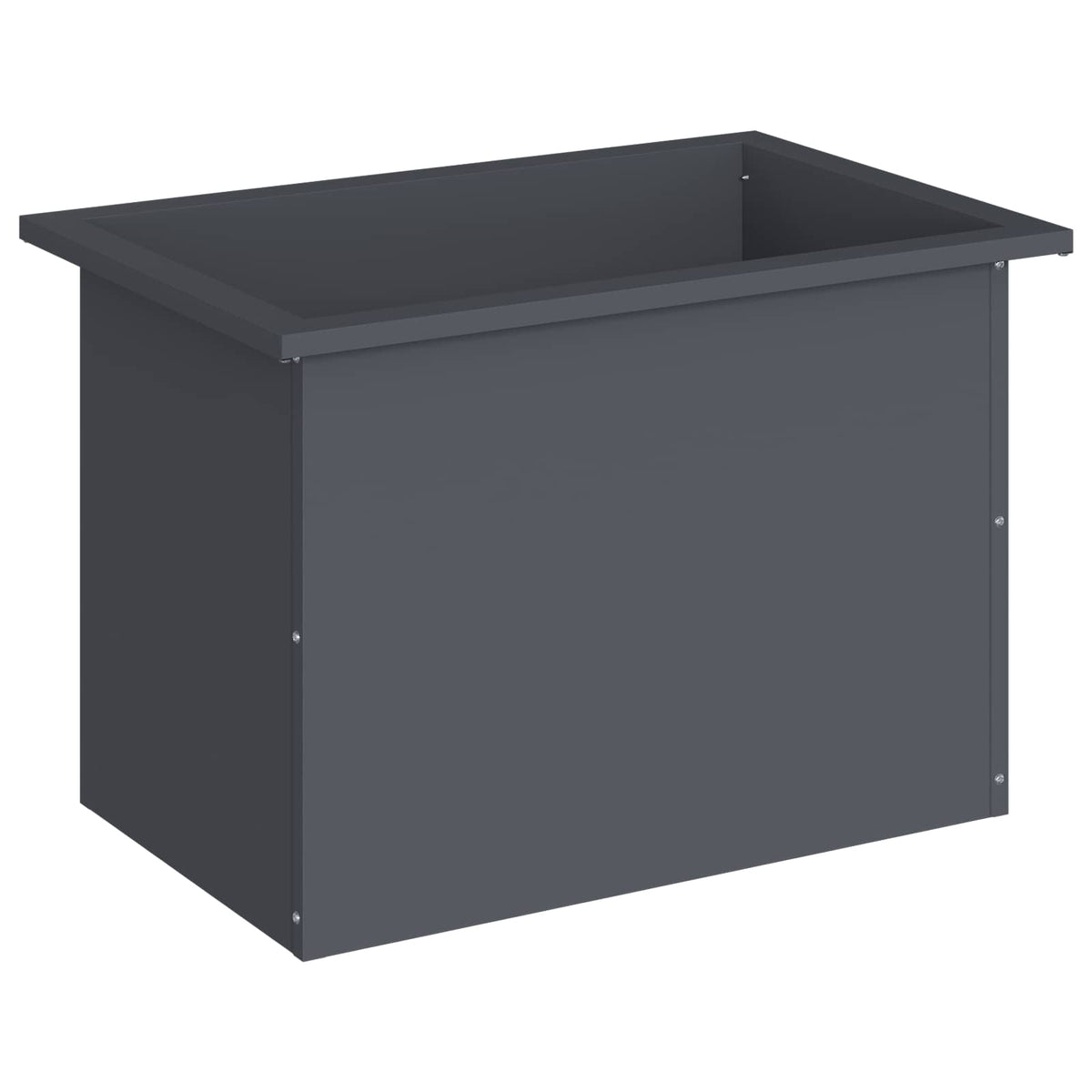 vidaXL Garden Planter with LED Antracite 40 x 60 x 40 cm Steel 4