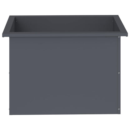 vidaXL Garden Planter with LED Antracite 40 x 60 x 40 cm Steel 5