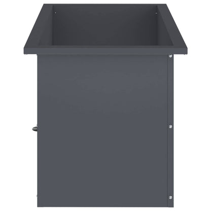 vidaXL Garden Planter with LED Antracite 40 x 60 x 40 cm Steel 6