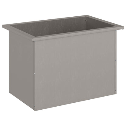 vidaXL Garden Planter with LED Rusty 40 x 60 x 40 cm Weathering Steel 5