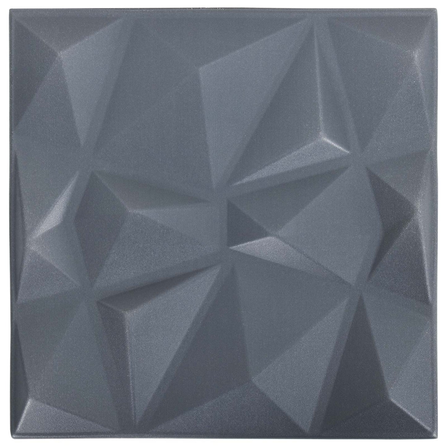 vidaXL Wall Panels 48 pcs 50 x 50 cm Diamond Grey XPS Foam 4