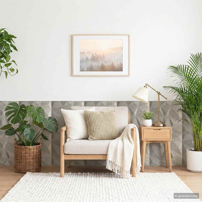 vidaXL Wall Panels 24 pcs 50 x 50 cm Concrete Grey XPS Foam 1