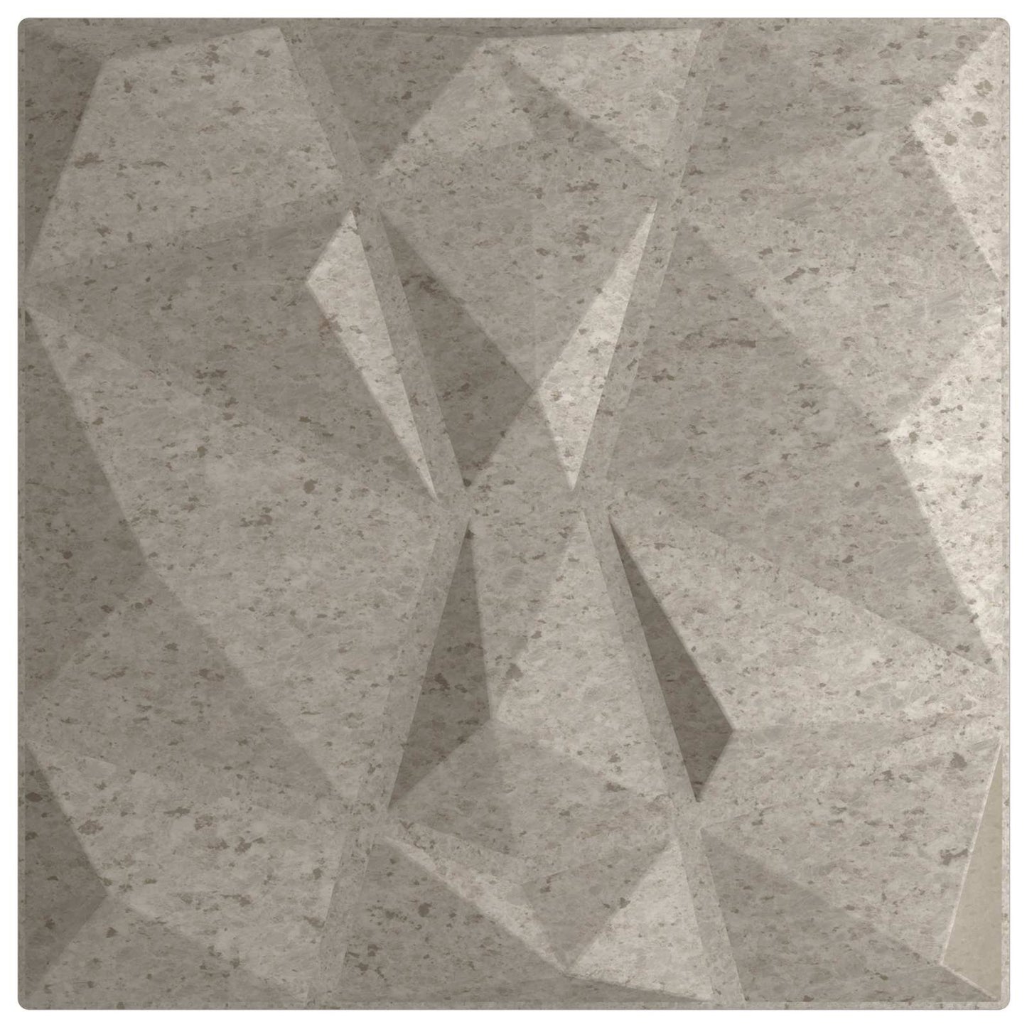 vidaXL Wall Panels 24 pcs 50 x 50 cm Concrete Grey XPS Foam 5