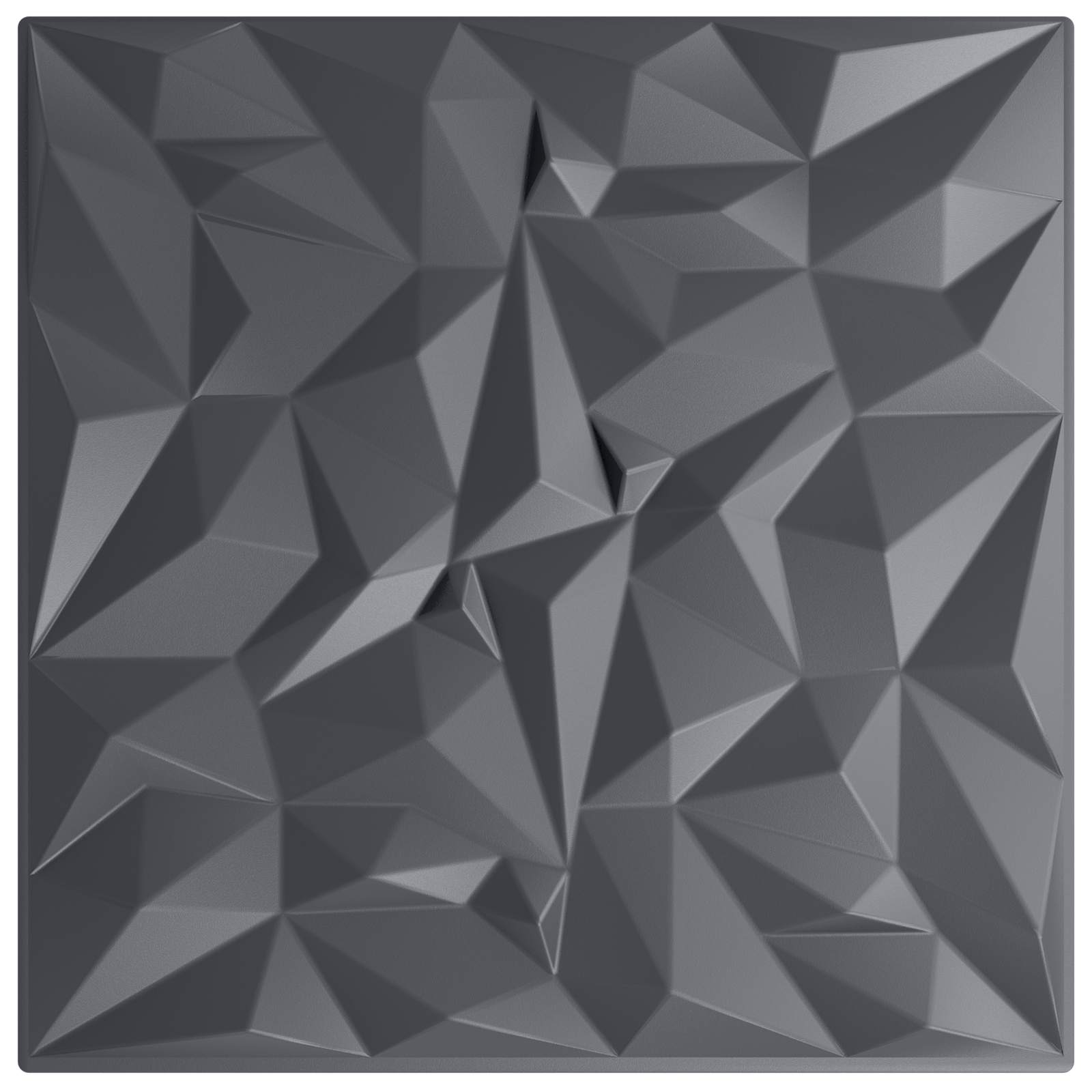 vidaXL Wall Panels 24 pcs 50 x 50 cm Amethyst Grey XPS Foam 4