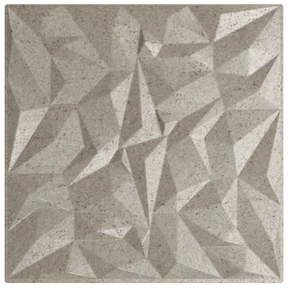 vidaXL Wall Panels 24 pcs 50 x 50 cm Amethyst Beton XPS Foam 4
