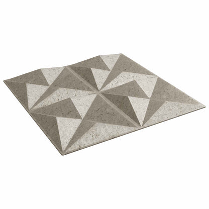 vidaXL Wall Panels 24 pcs 50 x 50 cm Origami Beton XPS Foam 2