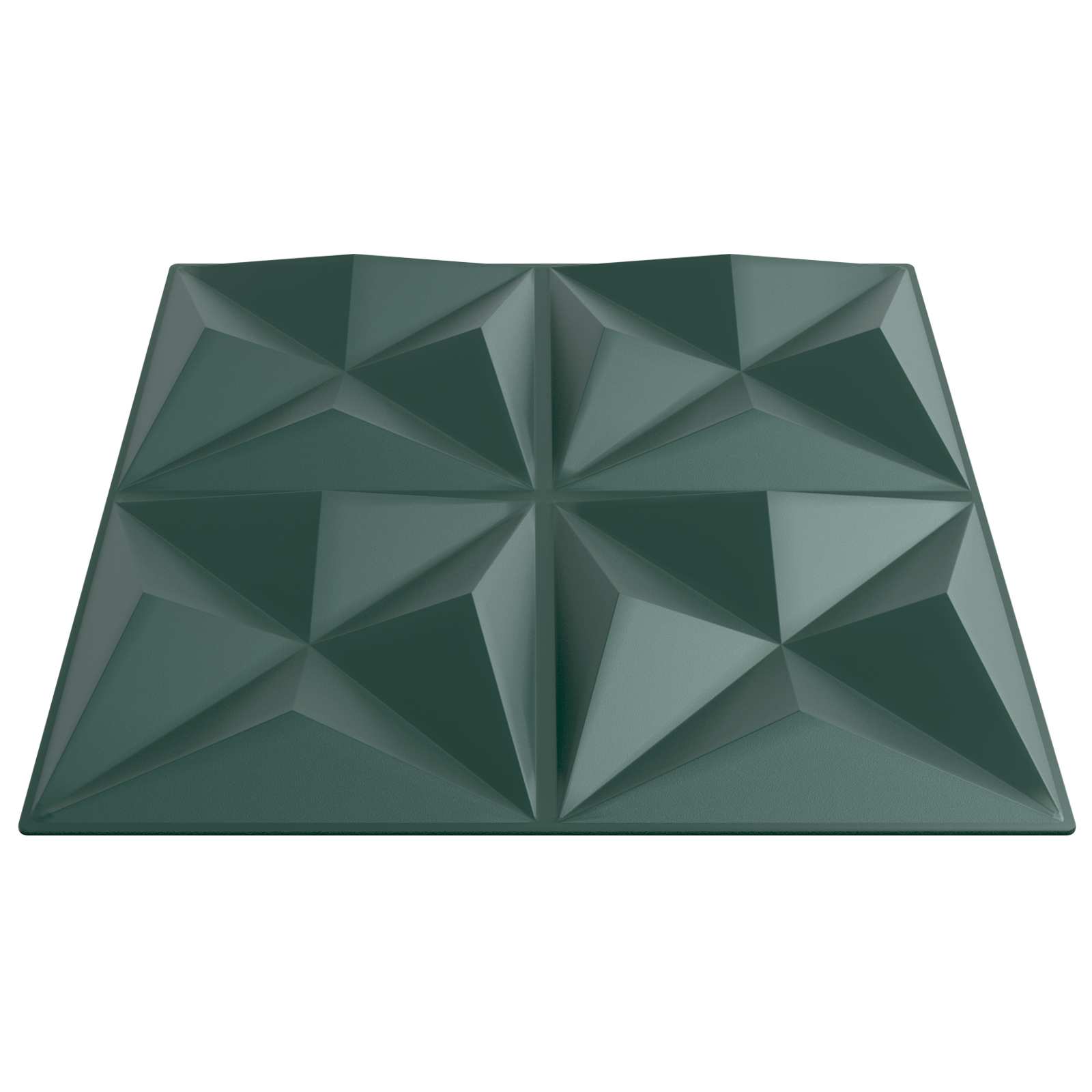 vidaXL Wall Panels 24 pcs 50 x 50 cm Origami Green XPS Foam 4