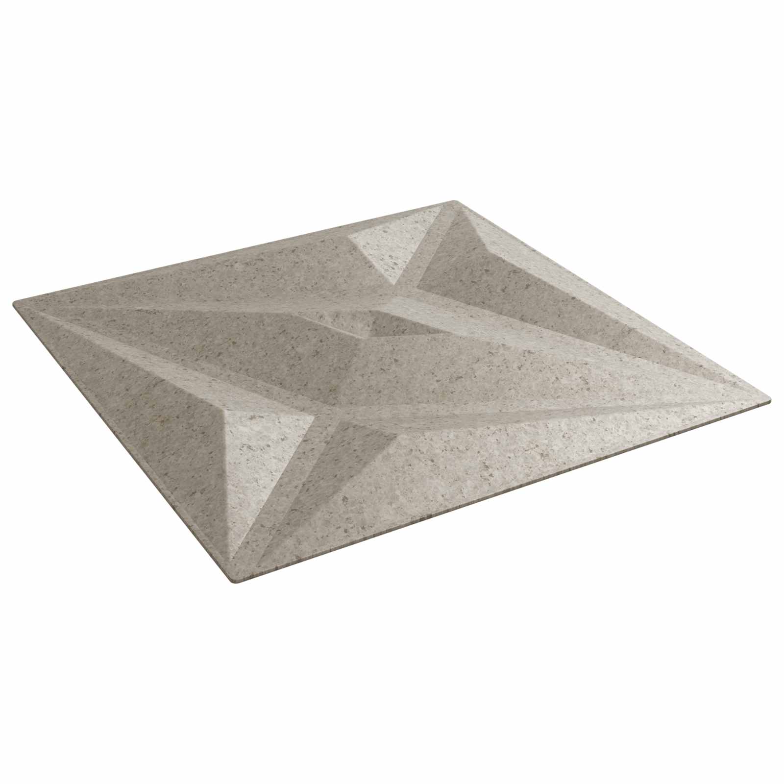 vidaXL Wall Panels 24 pcs 50 x 50 cm Star Beton XPS Foam 2