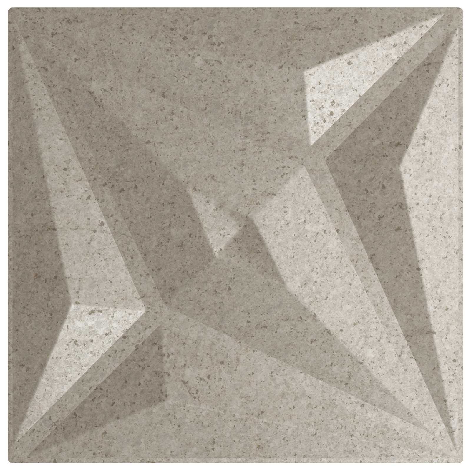 vidaXL Wall Panels 24 pcs 50 x 50 cm Star Beton XPS Foam 5