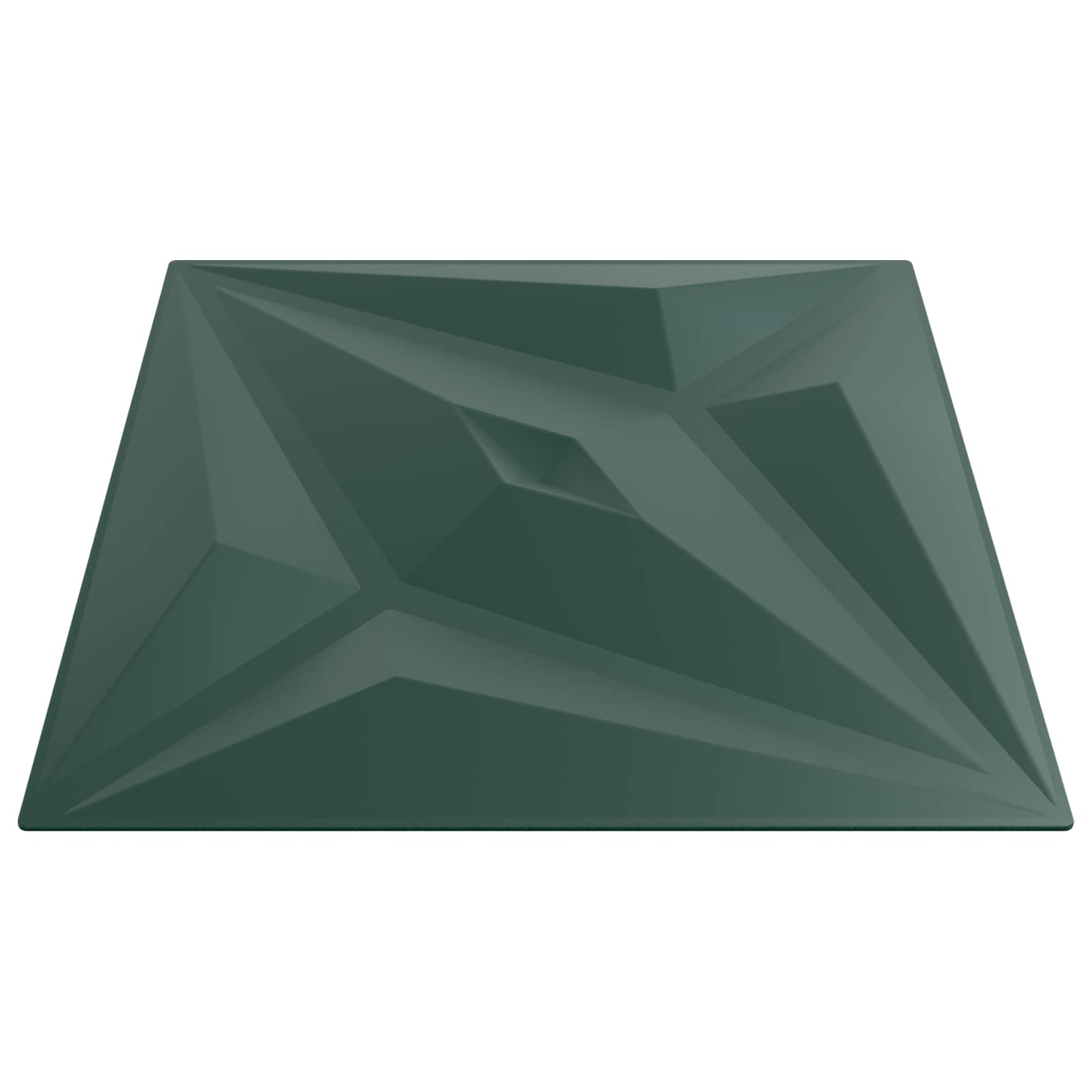 vidaXL Wall Panels 24 pcs 50 x 50 cm Star Green XPS Foam 4
