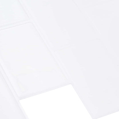 vidaXL Subway Tile 20 pcs White 30 x 30 cm Polyurethane and PET 4