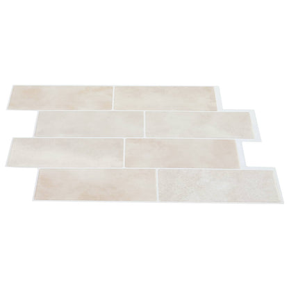 vidaXL Decorative Stickers 20 pcs Beige Marble 29 x 21 cm 3