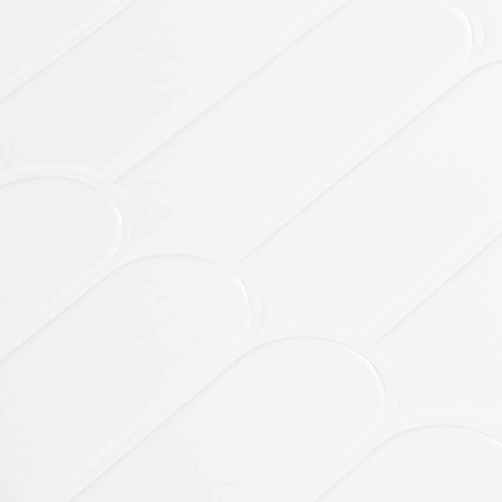 vidaXL Feather Tile 20 pcs White 30 x 30 cm Polyurethane and PET 4