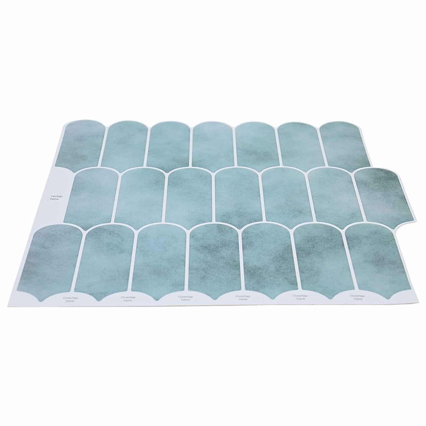 vidaXL Feather Tile 20 pcs Green 30 x 30 cm Polyurethane and PET 3