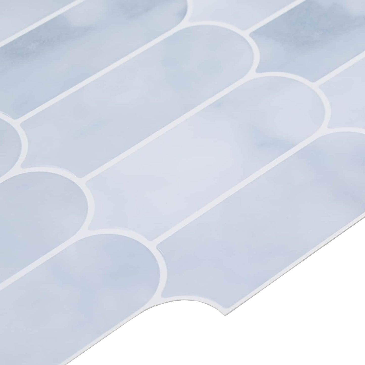 vidaXL Feather Tile 20 pcs Light Blue 30 x 30 cm Polyurethane and PET 4