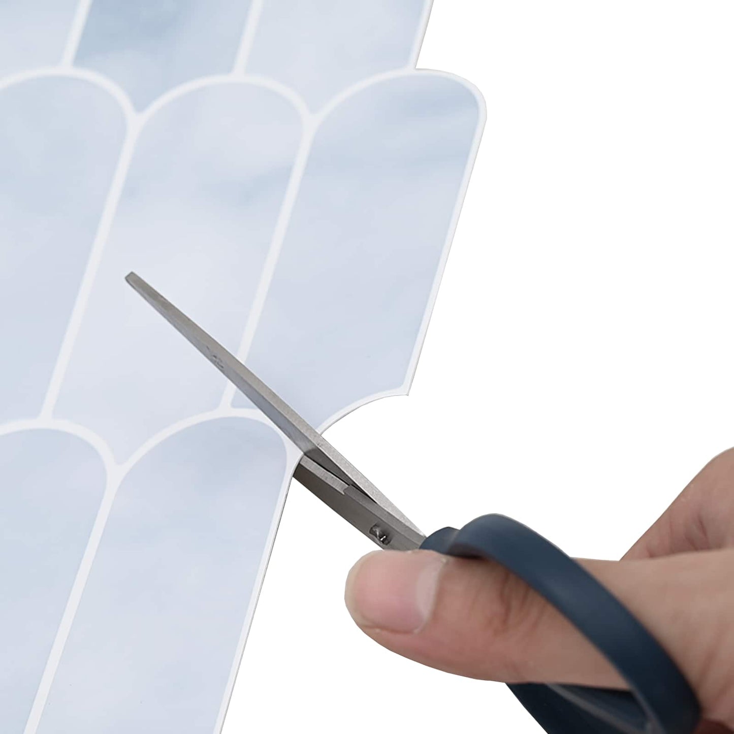 vidaXL Feather Tile 20 pcs Light Blue 30 x 30 cm Polyurethane and PET 5