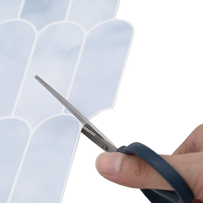 vidaXL Feather Tile 20 pcs Light Blue 30 x 30 cm Polyurethane and PET 5