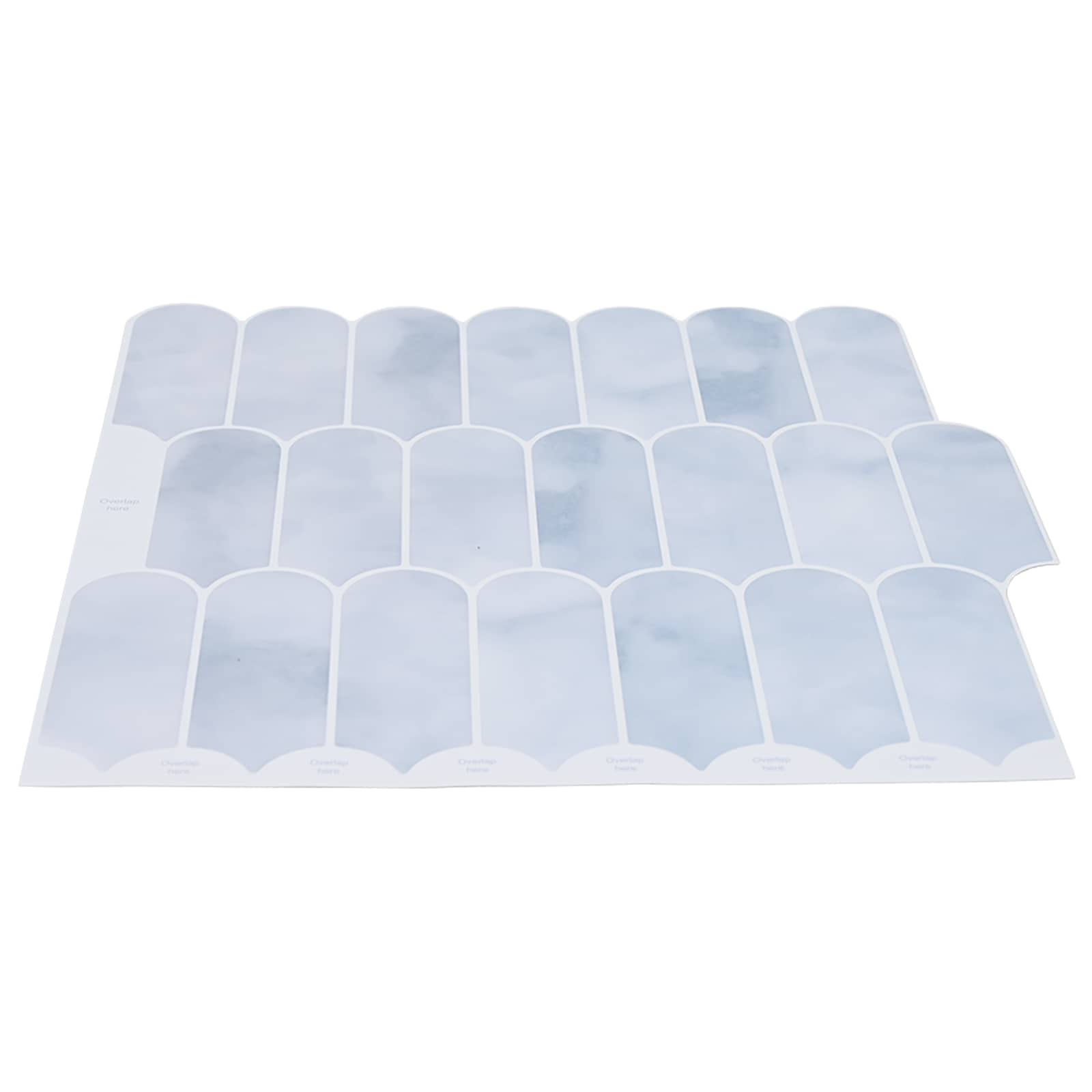 vidaXL Feather Tile 20 pcs Light Blue 30 x 30 cm Polyurethane and PET 3