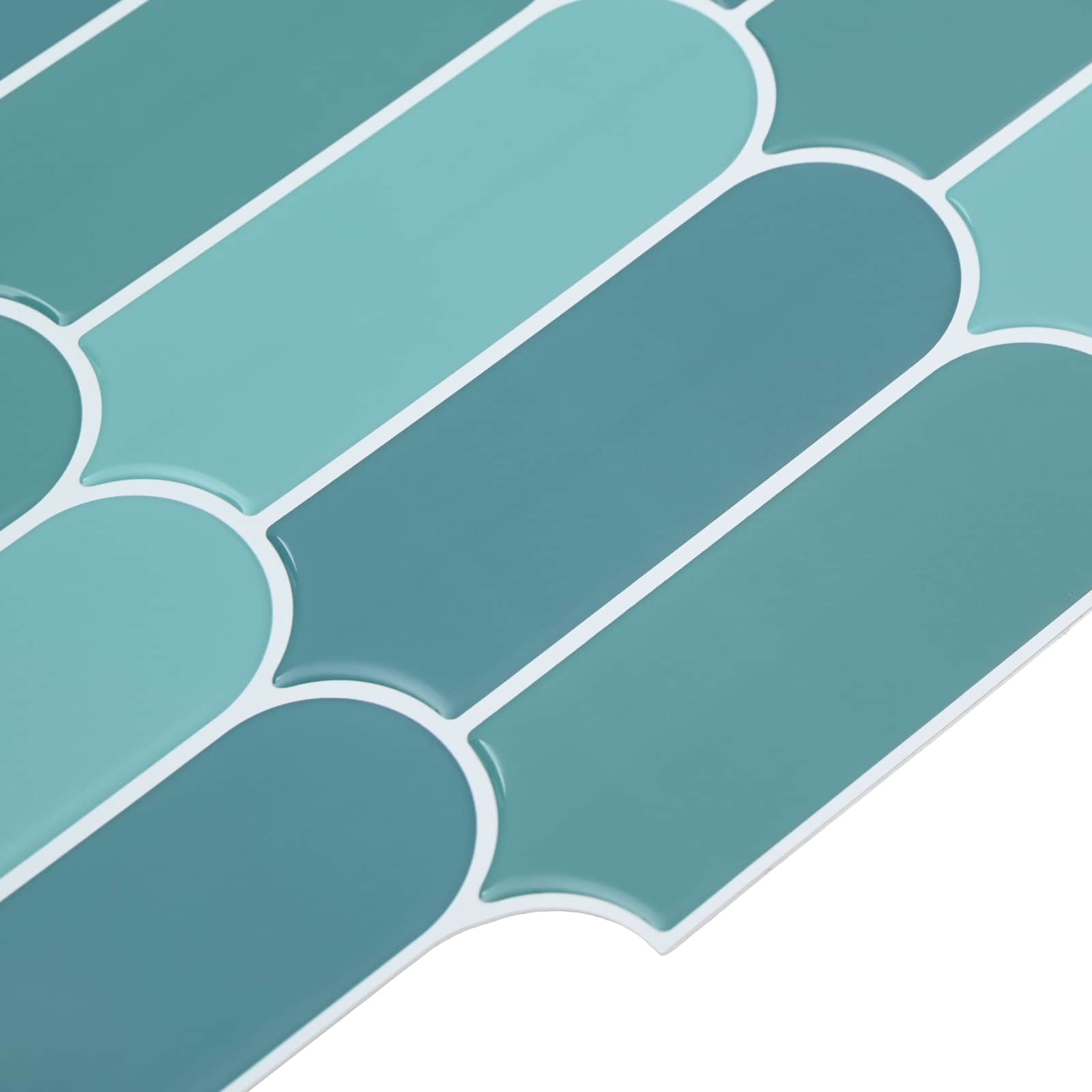 vidaXL Feather Tile 20 pcs Blue 30 x 30 cm Polyurethane and PET 4