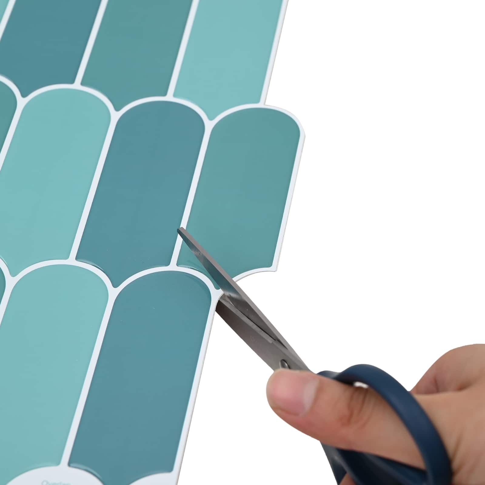 vidaXL Feather Tile 20 pcs Blue 30 x 30 cm Polyurethane and PET 5