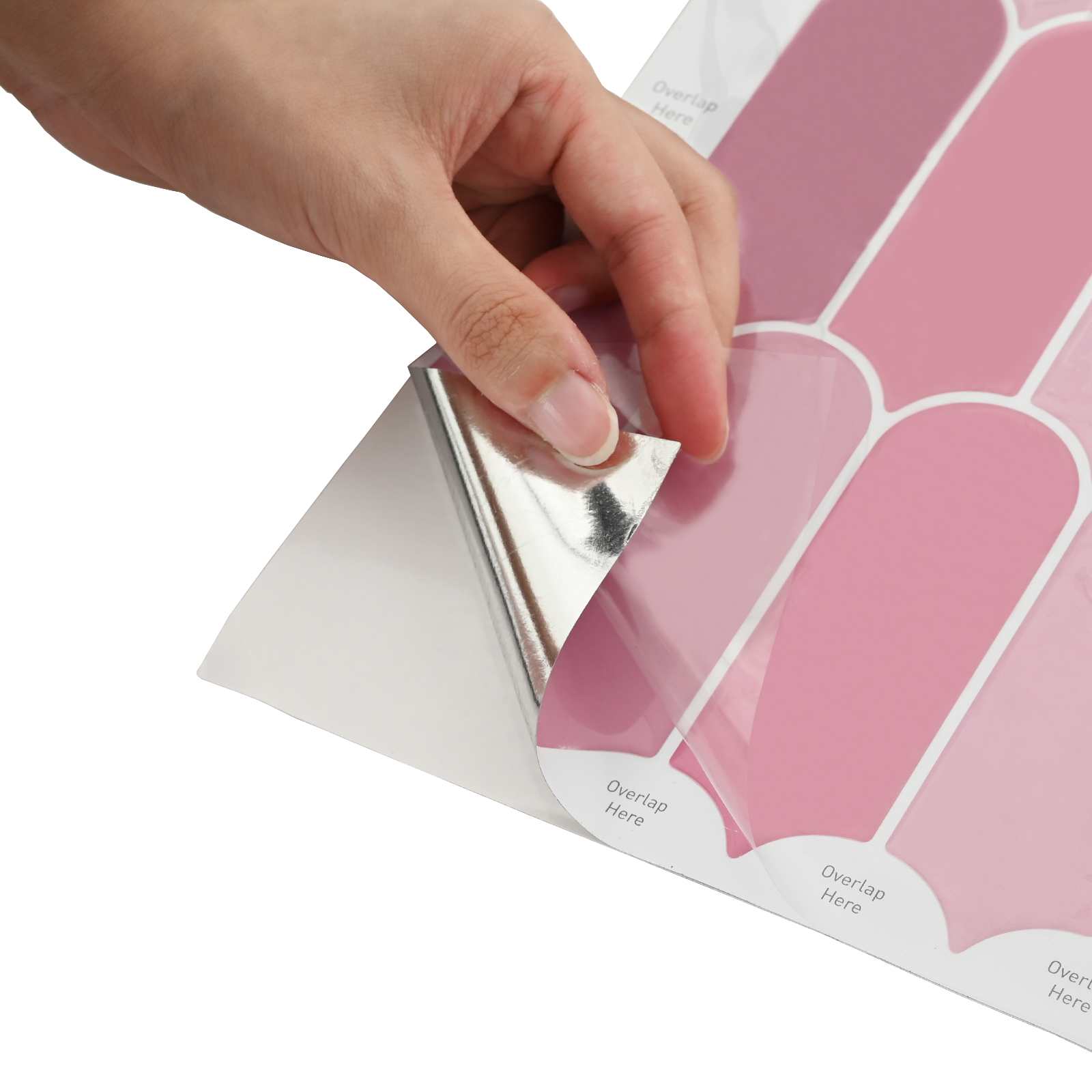 vidaXL Feather Tile 20 pcs Pink 30 x 30 cm Polyurethane and PET 6