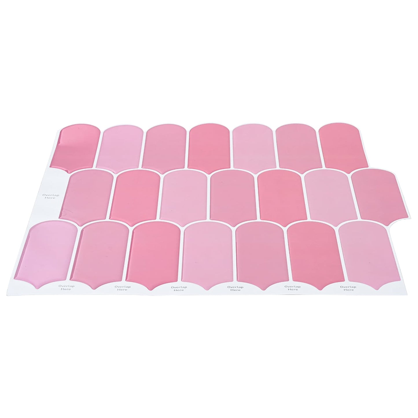 vidaXL Feather Tile 20 pcs Pink 30 x 30 cm Polyurethane and PET 3