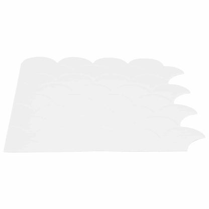 vidaXL Fish Scale Tile 20 pcs White 30 x 30 cm Polyurethane and PET 3