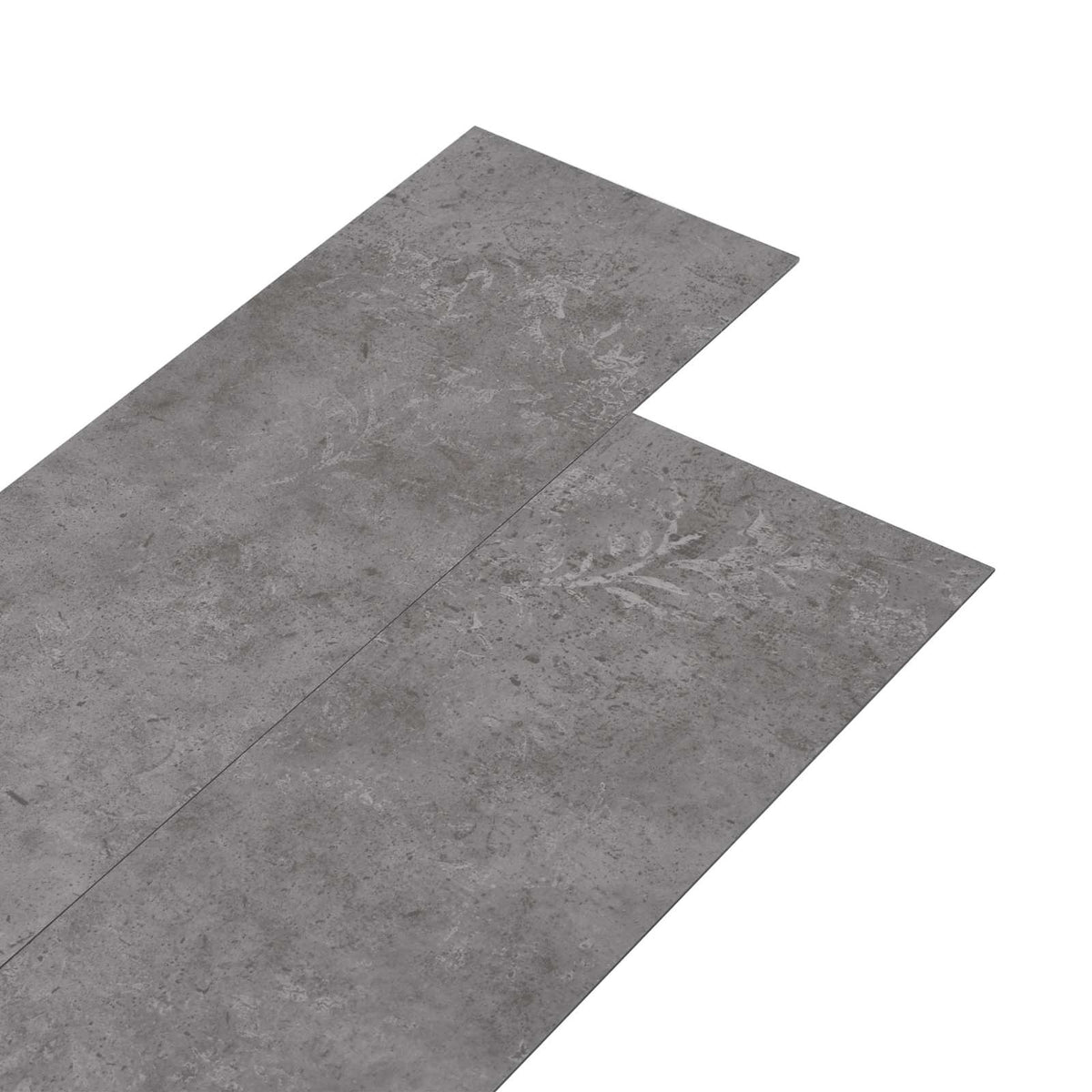 Flooring Planks PVC Black Concrete grey