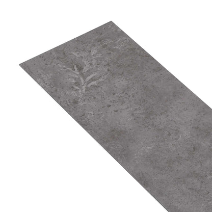 Flooring Planks PVC Black Concrete grey