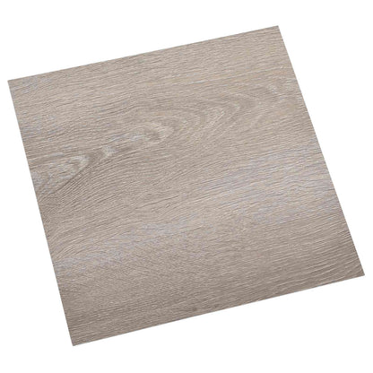 vidaXL Self-adhesive Flooring Planks Taupe 30.5 x 30.5 cm 20 pcs PVC 1