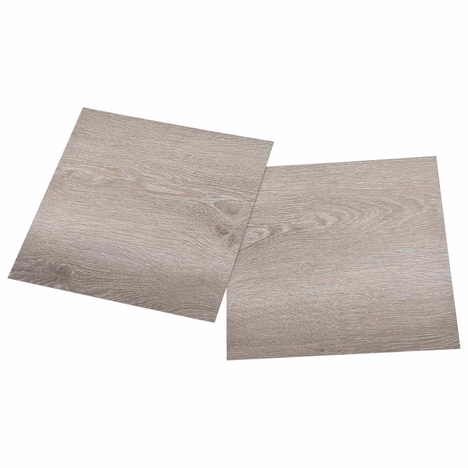vidaXL Self-adhesive Flooring Planks Taupe 30.5 x 30.5 cm 20 pcs PVC 3