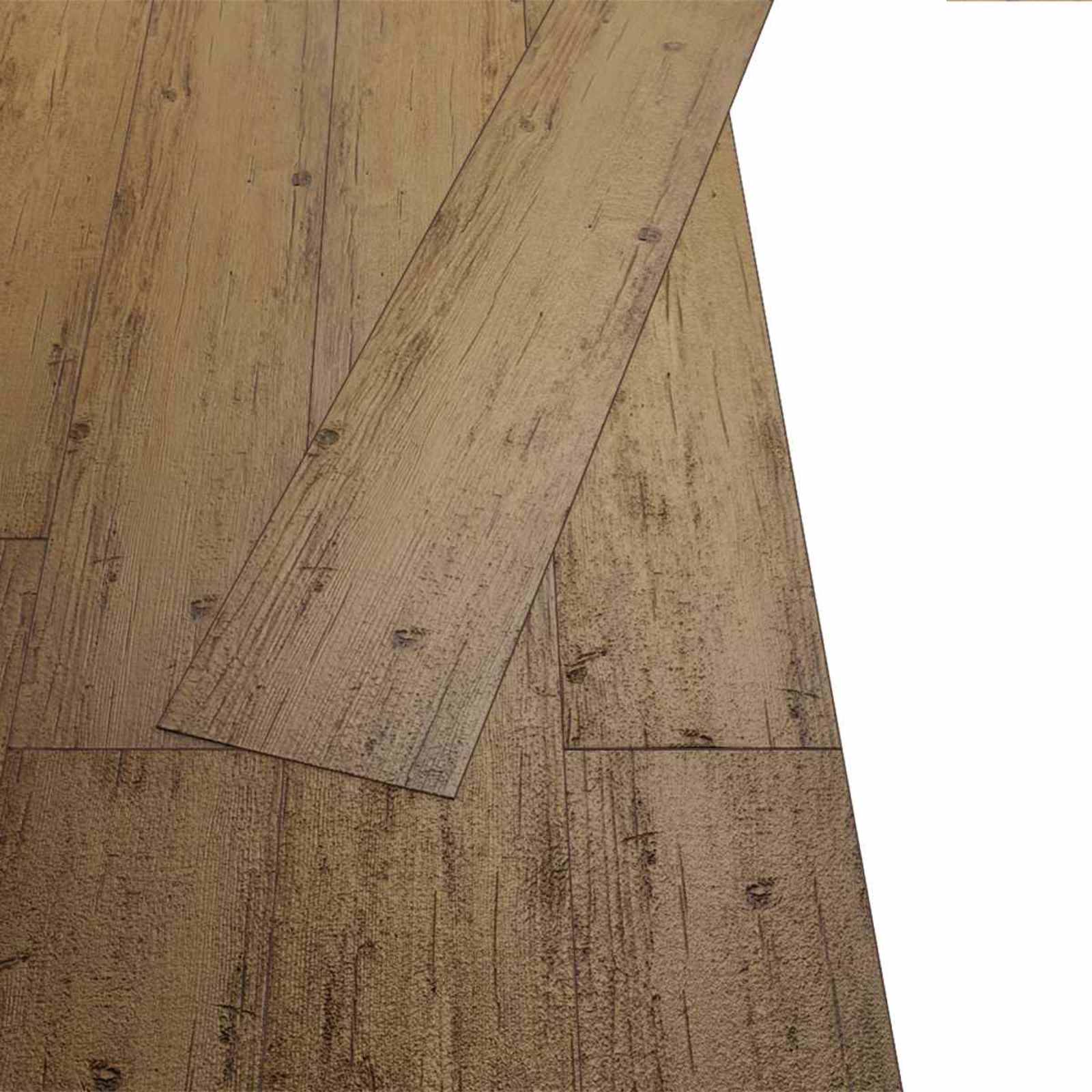 vidaXL Self-adhesive PVC Flooring Planks Walnut Brown 30.5 x 61 cm 3