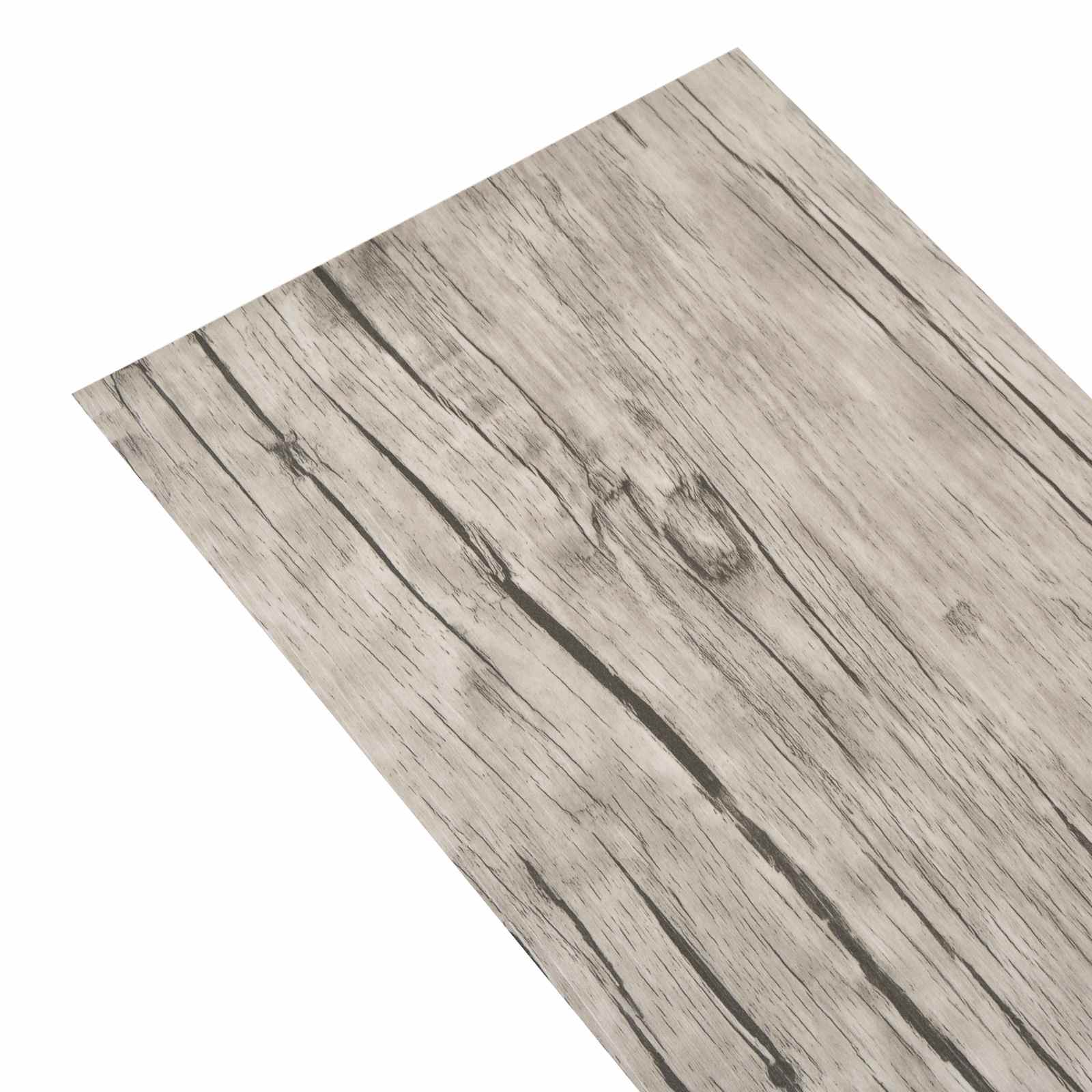 vidaXL Self-adhesive PVC Flooring Planks Washed Oak 30.5 x 61 cm 2