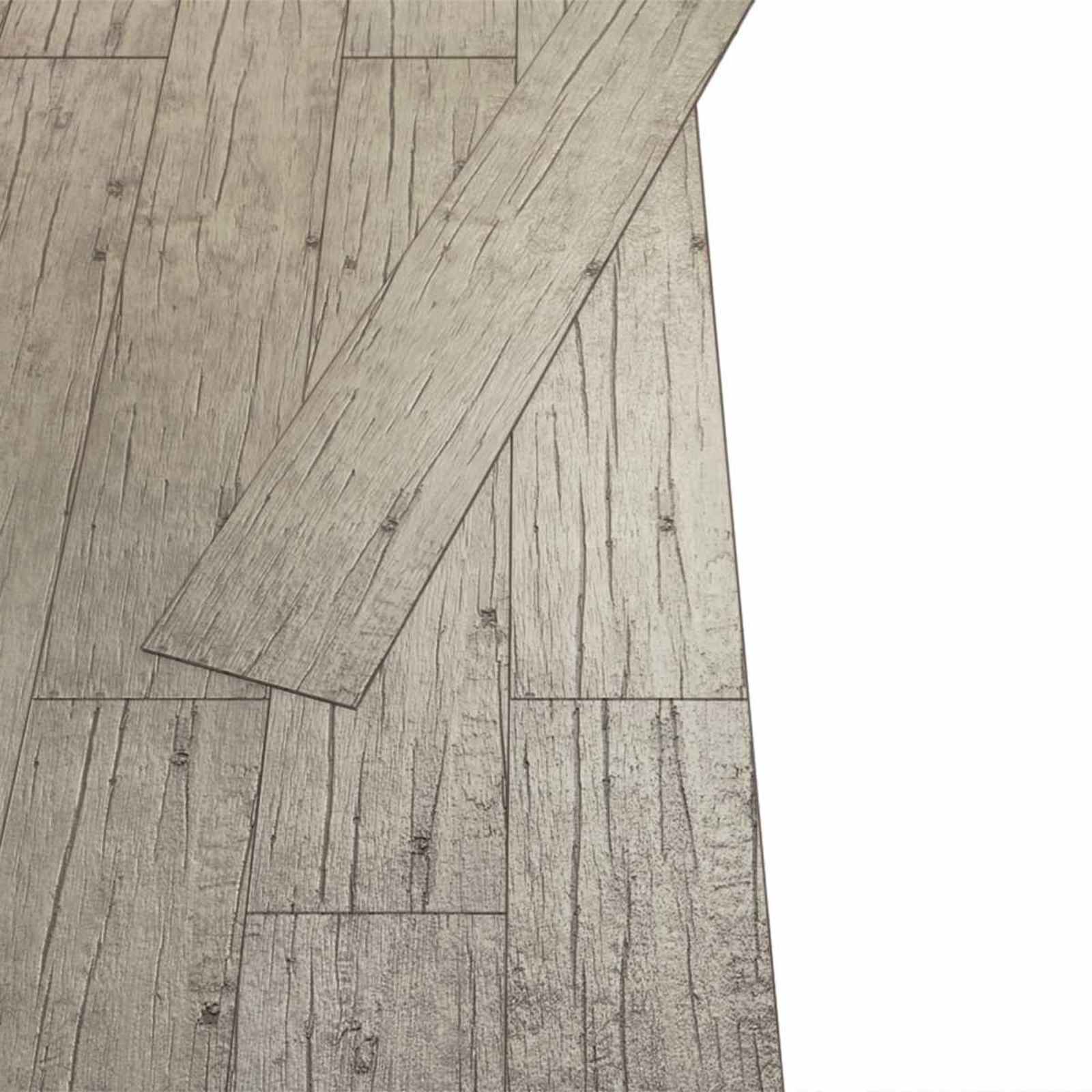 vidaXL Self-adhesive PVC Flooring Planks Washed Oak 30.5 x 61 cm 3