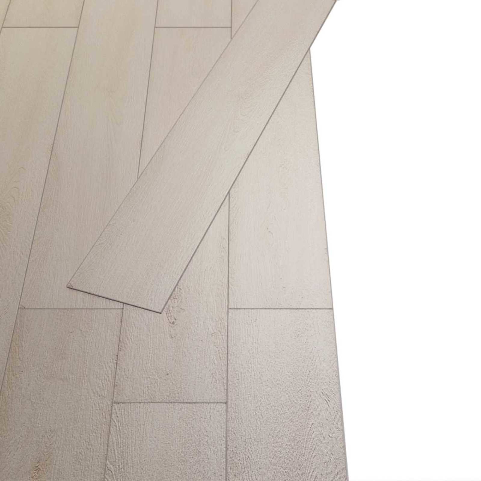 vidaXL Self-adhesive PVC Flooring Planks Oak Classic White 3