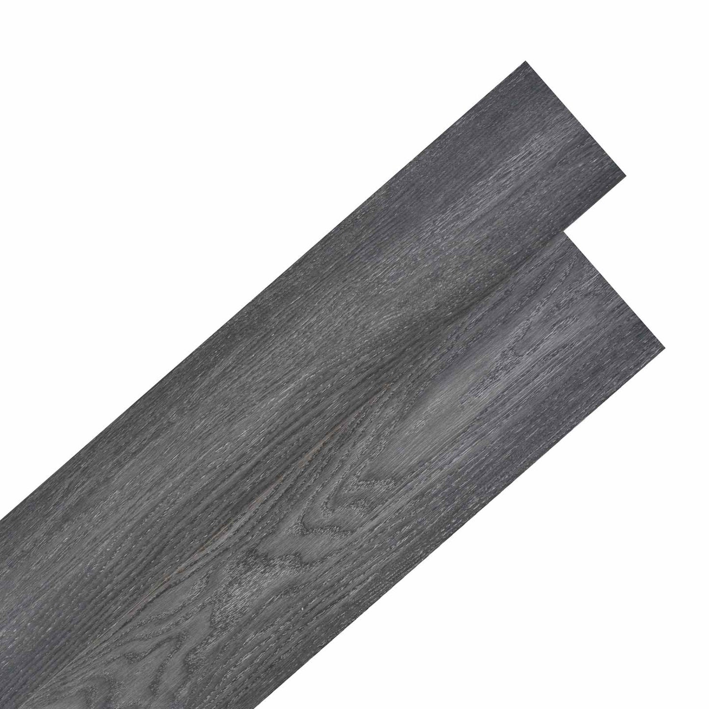vidaXL Self-adhesive PVC Flooring Planks Black and White 30.5 x 61 cm 1