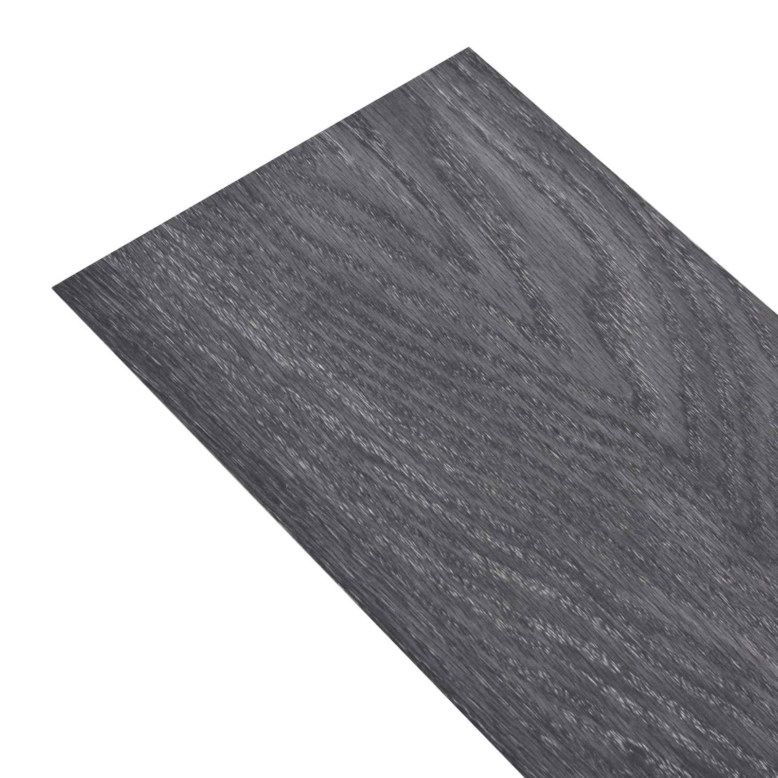 vidaXL Self-adhesive PVC Flooring Planks Black and White 30.5 x 61 cm 2