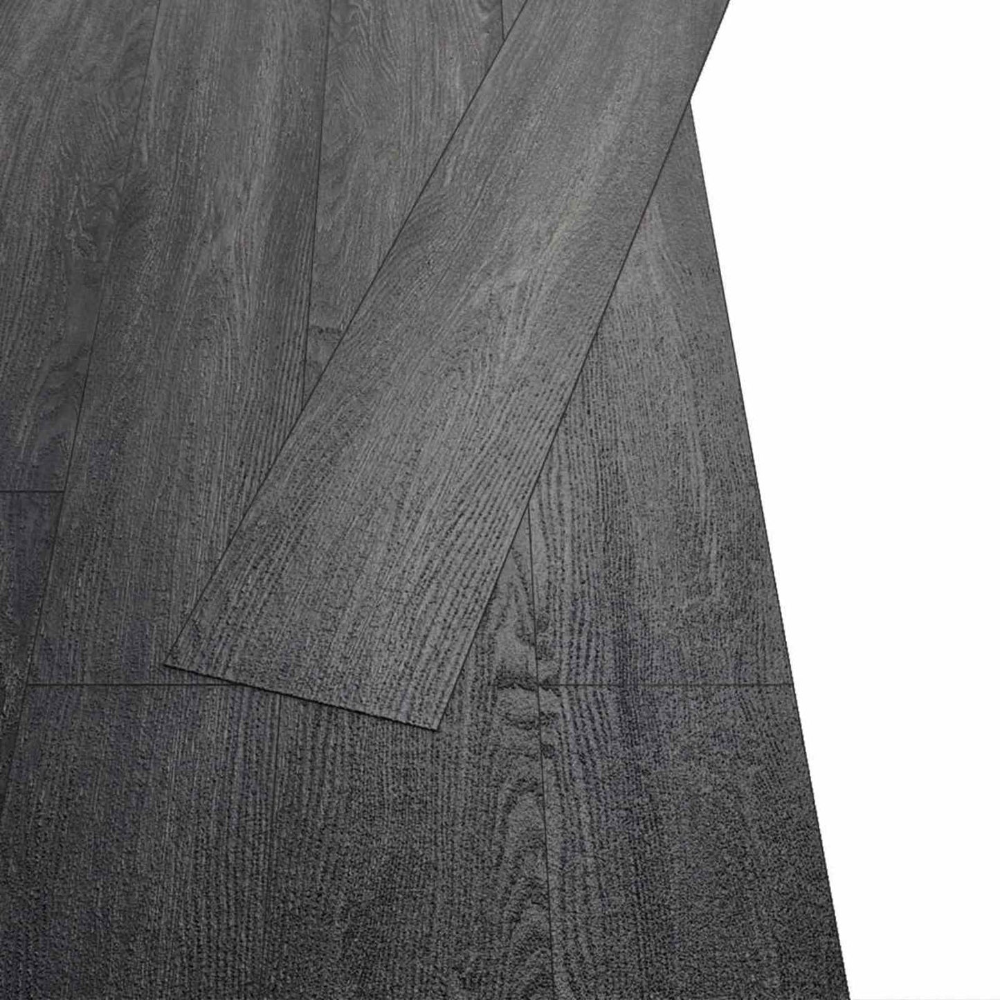 vidaXL Self-adhesive PVC Flooring Planks Black and White 30.5 x 61 cm 3