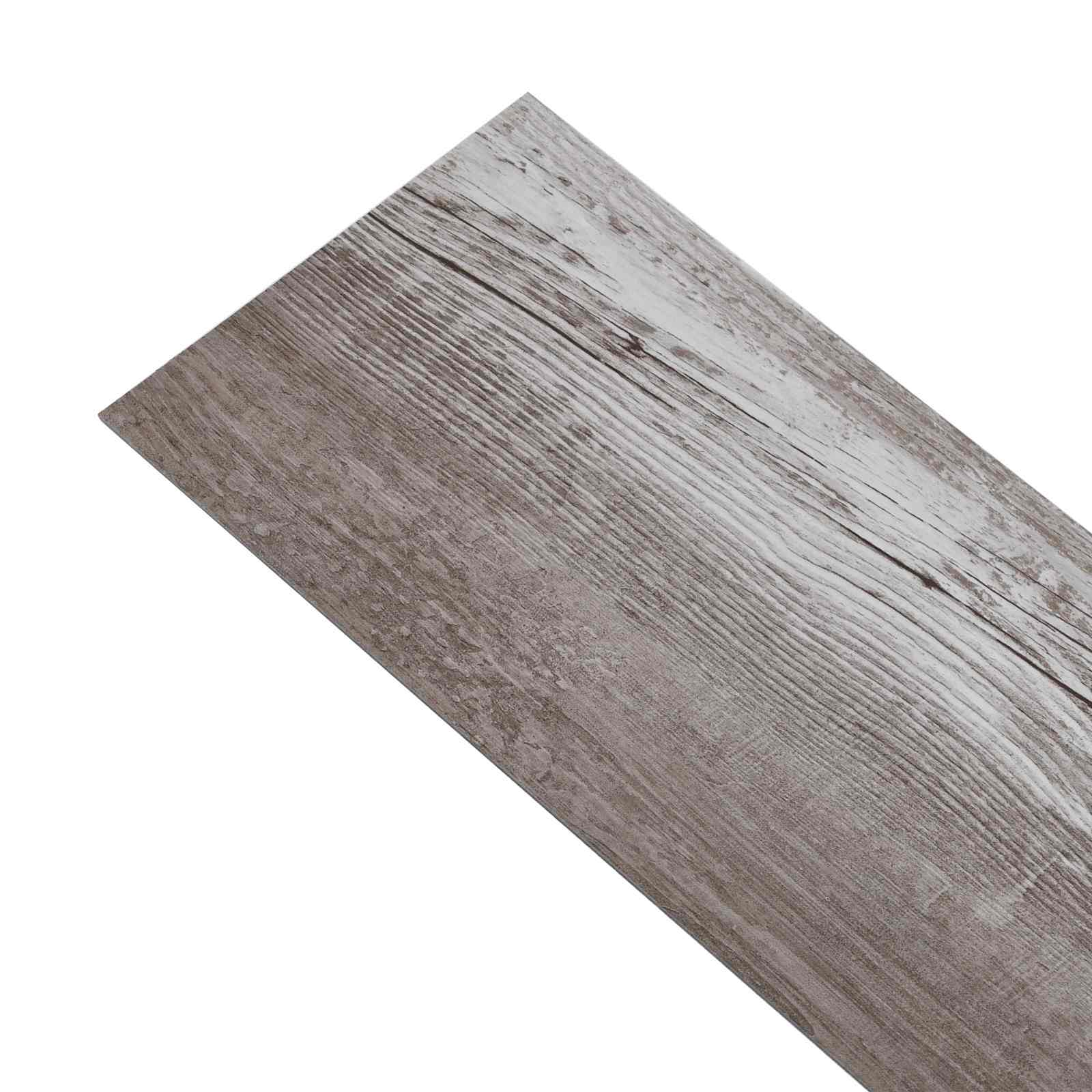 vidaXL Self-adhesive PVC Flooring Planks Matte Wood Brown 30.5 x 61 cm 2