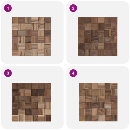 Wall Panel 11 pcs Natural
