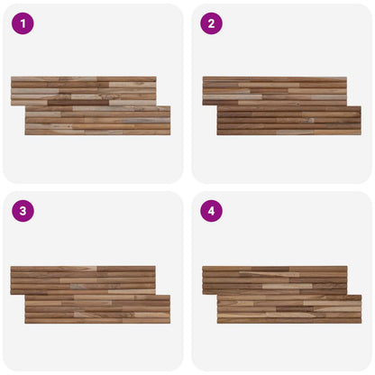 Wall Panel 10 pcs Natural