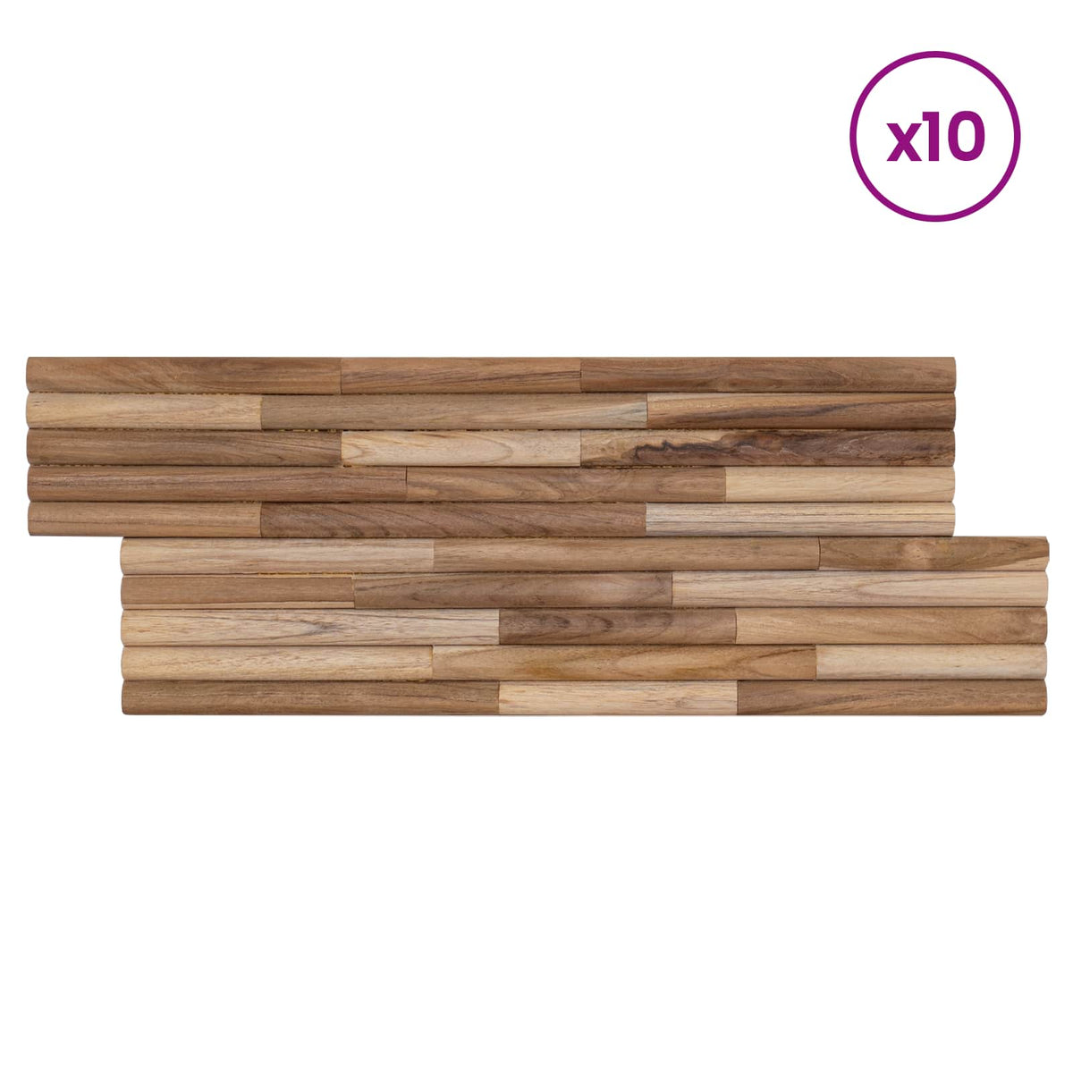 Wall Panel 10 pcs Natural