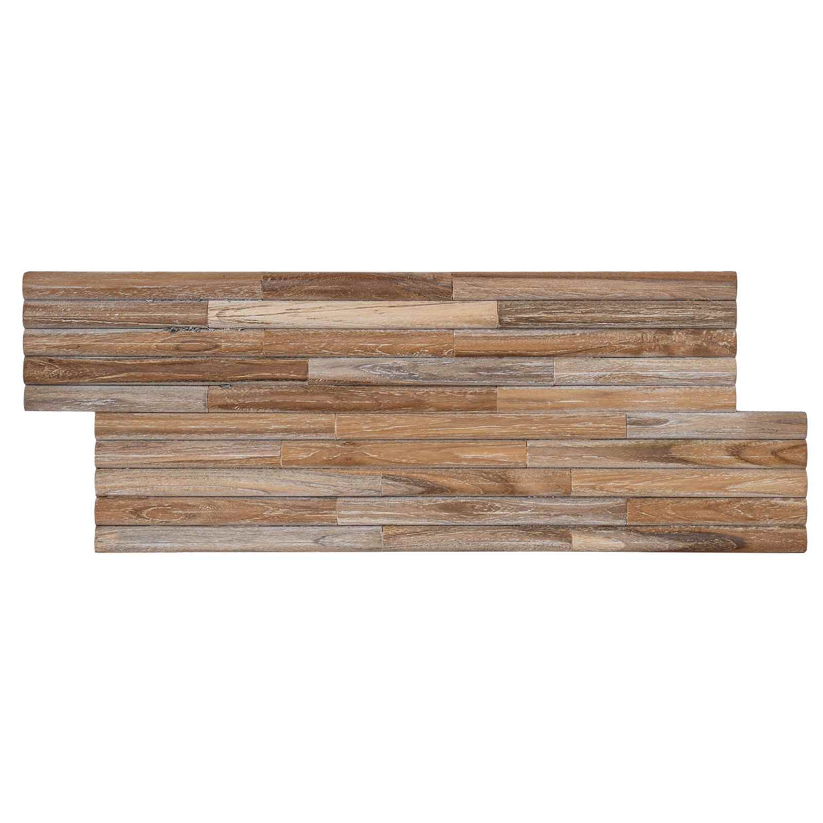 Wall Panel 10 pcs 55 x 20 x 2 cm White